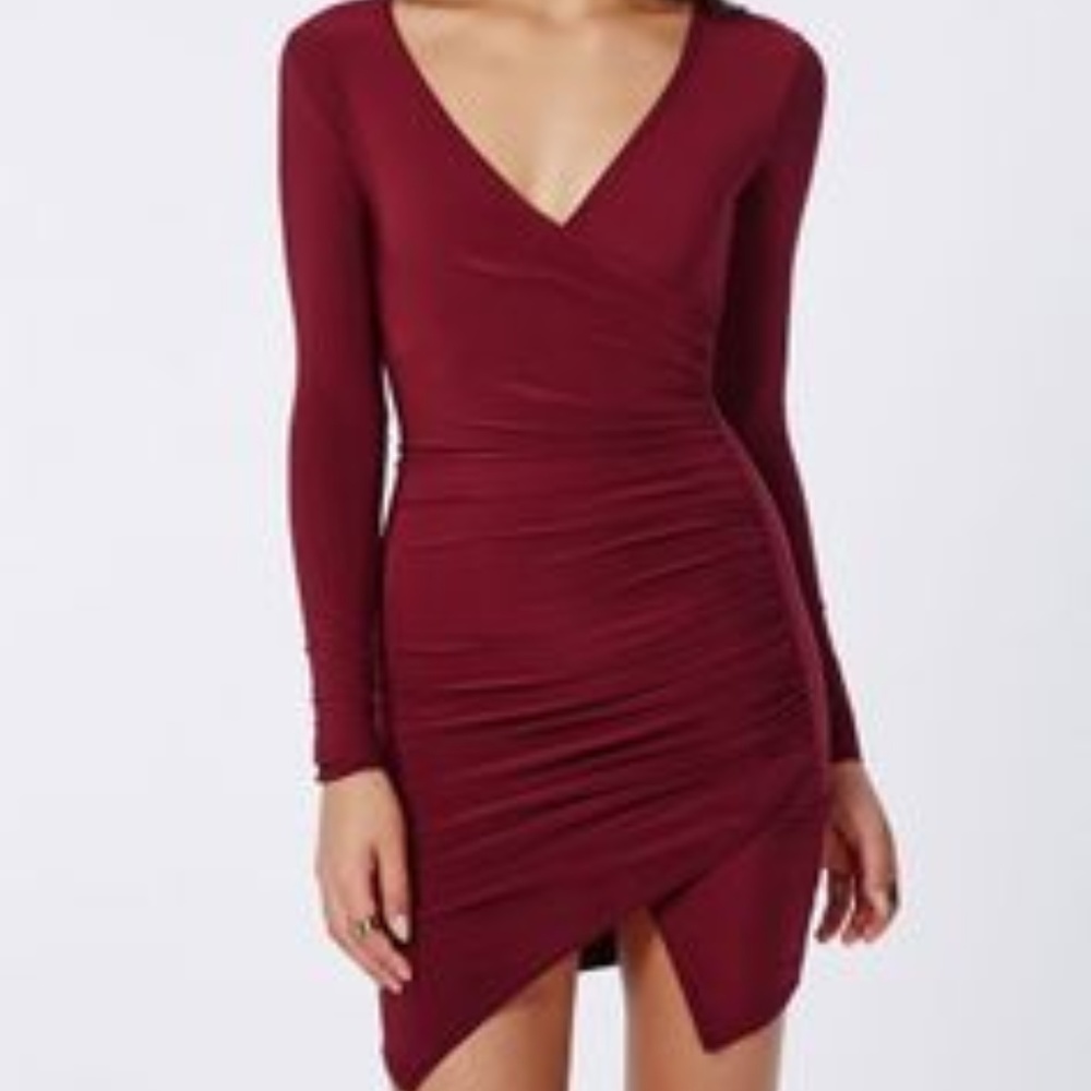 SHEIN Burgandy Dress